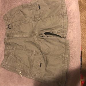 Green Khaki Shorts